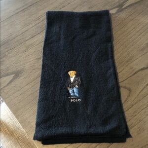 Ralph Lauren Black Knit Scarf